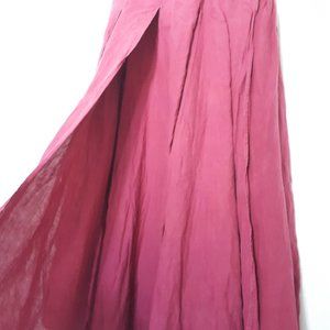 Elegant Pink Maxi Skirt